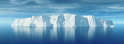Sea ice for carbon footprint 